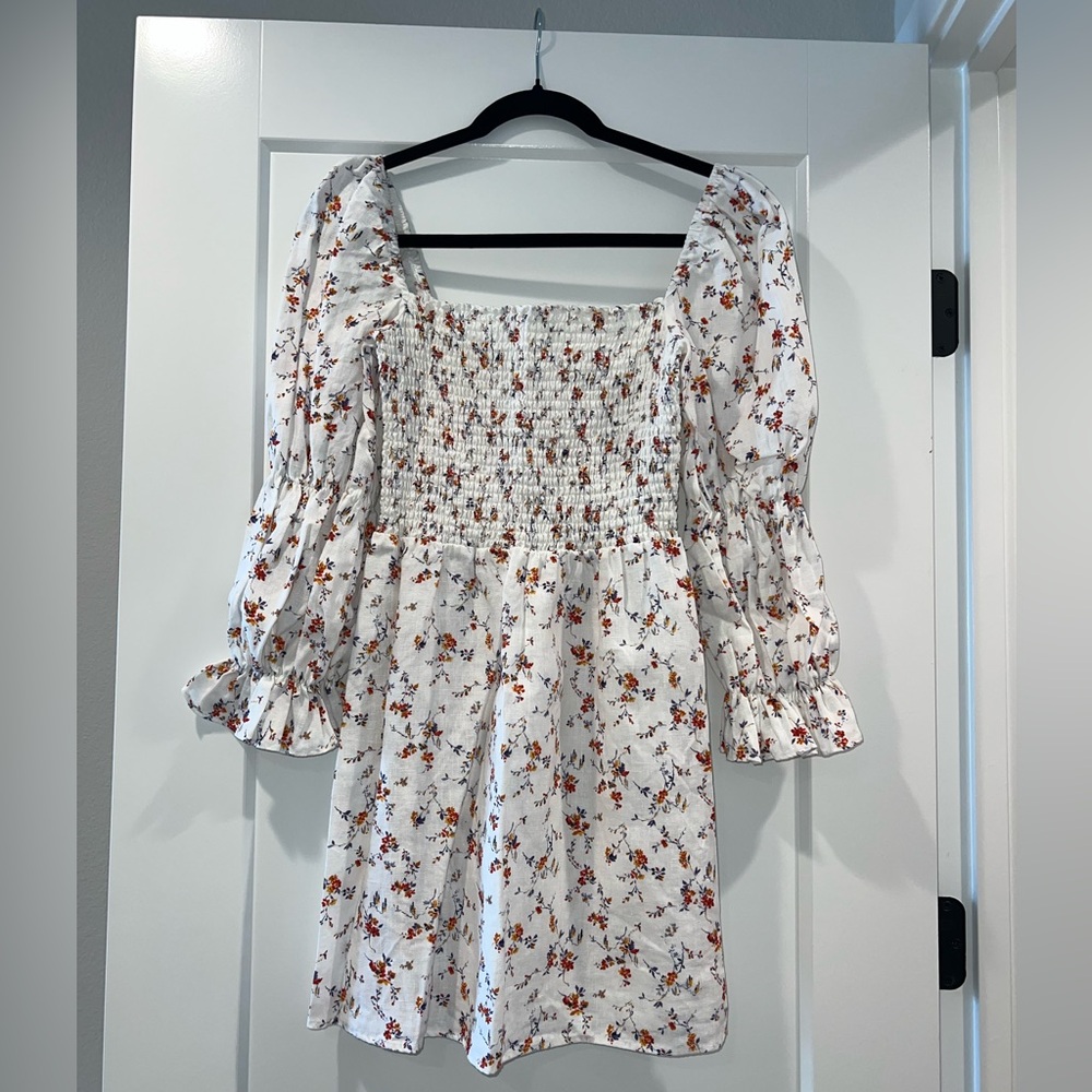 REFORMATION Zoya Linen Minidress